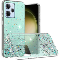 Case for Xiaomi Redmi 12, Glittery, green