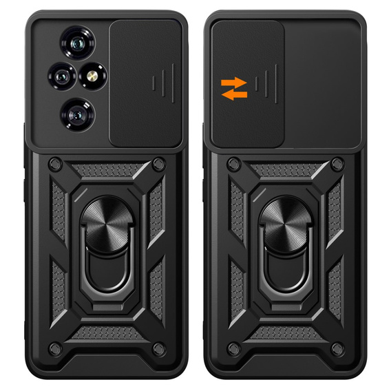Case for Honor 200 Pro 5G, CamShield Slide, black
