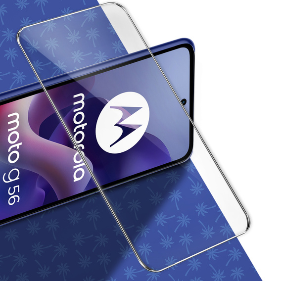 Diamond Palm Tempered Glass for Motorola Moto G56 5G