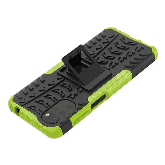 Case for Motorola Moto G22, Tire Armor, green