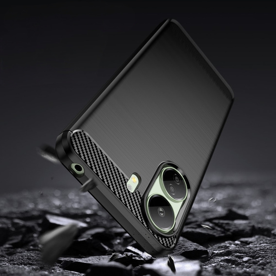Case for Xiaomi Redmi 13C / Poco C65, Carbon, black