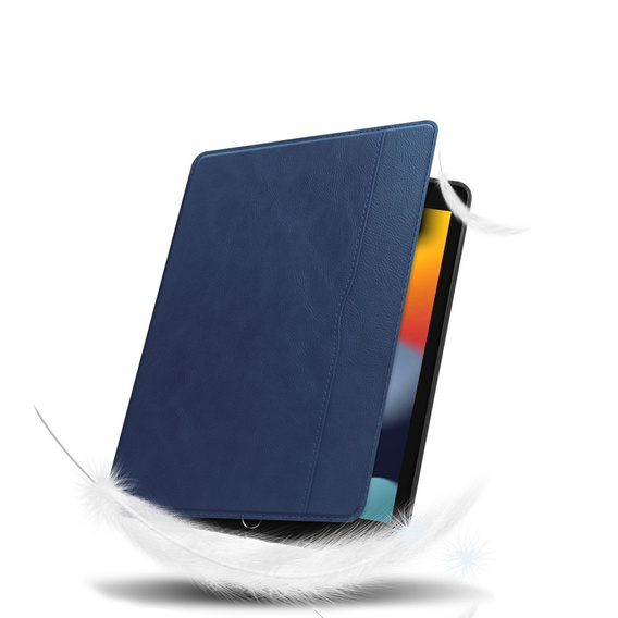 Case for iPad 10.2 2021 / 2020 / 2019, Business Card and Pen Slot, blue