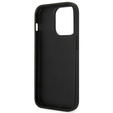 Karl Lagerfeld Case for iPhone 14 Pro Max, Saffiano Karl's Head Patch, black