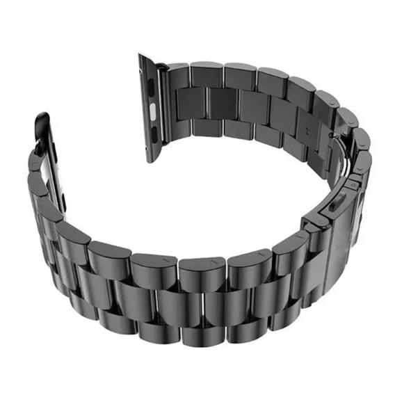 Stainless segments bracelet for Apple Watch 7/6/5/4/SE/3/2/1 45/44/42mm, Silver