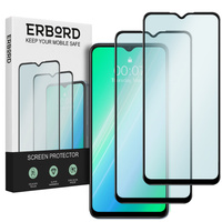 2x Tempered Glass for Samsung Galaxy M34 5G, ERBORD 3D full display