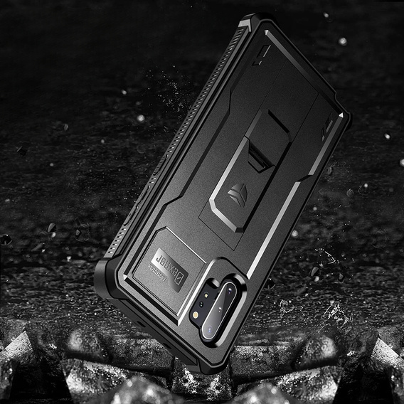 Armored case for Samsung Galaxy Note 10 Plus, Dexnor Full Body, black
