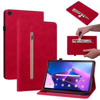 Case for Lenovo Tab M10 10.1 Gen 3, Wallet Pen Slot, red