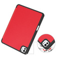 Case for iPad Pro 11" 2024 (5 gen.), Smartcase with stylus space, red