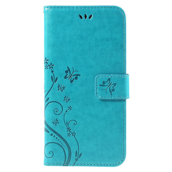 Flip case for iPhone 6/6S 4.7, Butterfly, blue