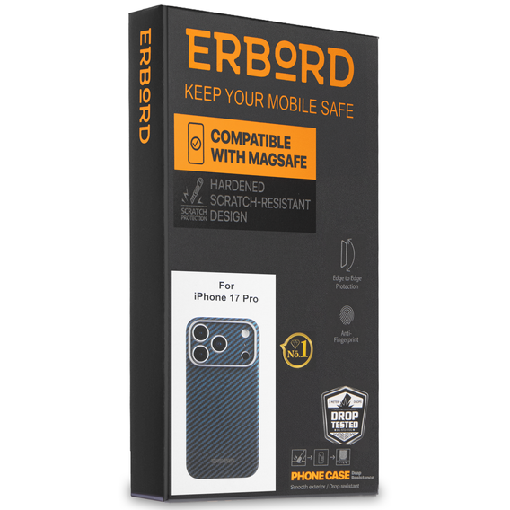 ERBORD Full Kevlar MagSafe Case for iPhone 17 Pro