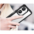 Case for Asus Zenfone 9 5G / 10 5G, Fusion Hybrid, transparent / black
