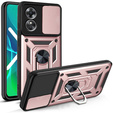 Case for Oppo A17, CamShield Slide, pink rose gold