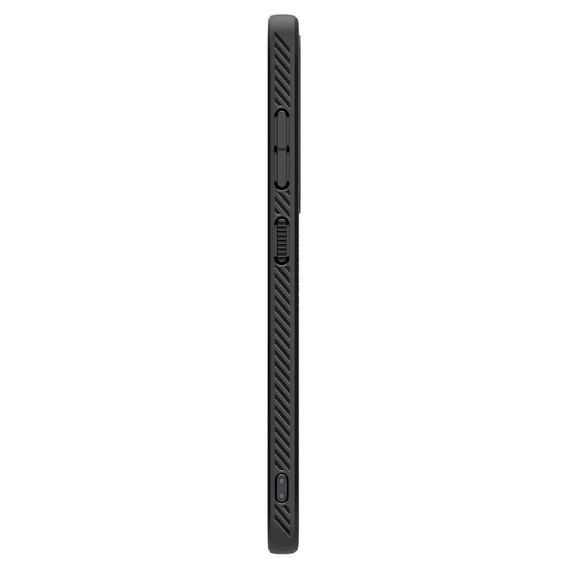 Spigen case for Samsung Galaxy S25+ Plus, Liquid Air, black + 9H Tempered Glass