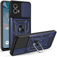 Case for Motorola Moto G53 5G, CamShield Slide, blue