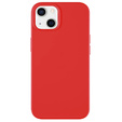 Case for iPhone 13 Mini, Silicone Lite, red