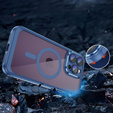 Case for iPhone 14 Pro, ERBORD Impact Guard, MagSafe, blue
