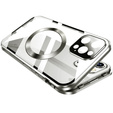 Magnetic Dual Glass MagSafe case for iPhone 16 Pro Max, titanium