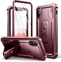 Armored case for iPhone XS Max, Dexnor Full Body, red