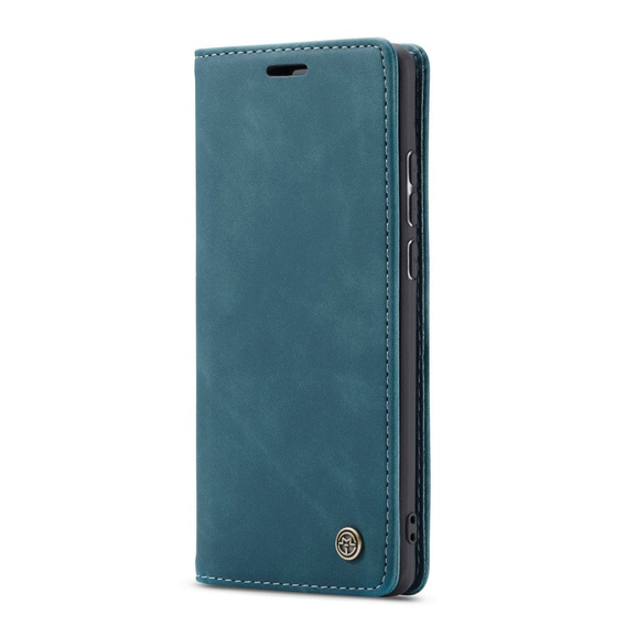 CASEME case for Samsung Galaxy A50, Leather Wallet Case, blue
