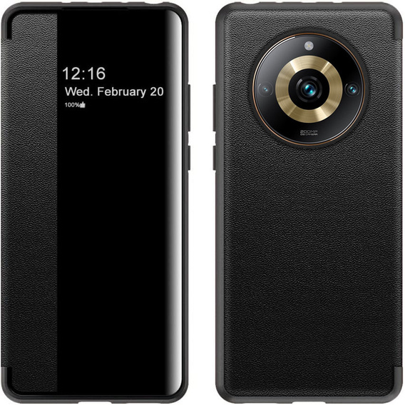 Flap case for Realme 11 Pro 5G / 11 Pro+ 5G, Side View, black