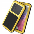 Love Mei Case for Samsung Galaxy A53 5G, armored with glass, yellow