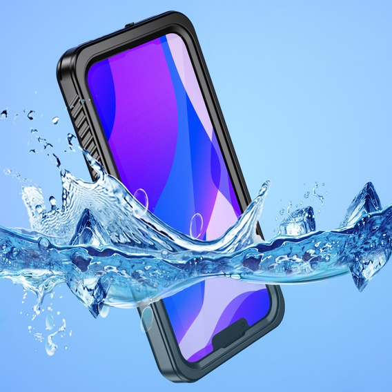 IP68 Waterproof Case for iPhone 13, black
