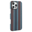 Case for iPhone 16 Pro Max, Aramid Fiber Slim Case, for MagSafe, blue / red