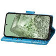 Flip case for Google Pixel 8A, Butterfly, blue
