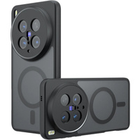 Case for Vivo X200 Pro 5G, for MagSafe, ERBORD Matt Case, black