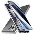 Case for Samsung Galaxy S25 Ultra, Privacy Dual Glass, silver