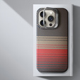 Case for iPhone 15 Pro, Frame Kickstand, for MagSafe, Sunset Grey