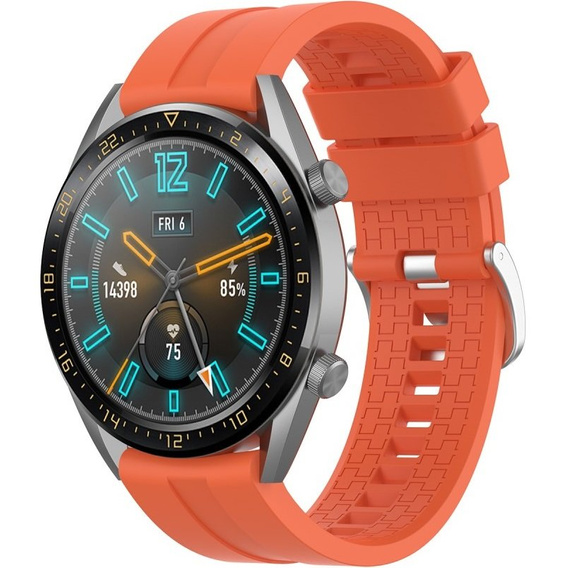 22mm Silicone strap with buckle for Huawei Watch GT / Watch GT2 - White