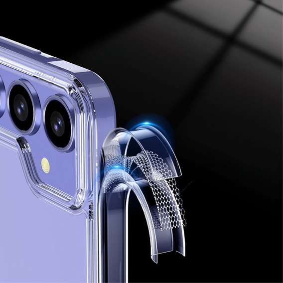 Case for Samsung Galaxy A55 5G, Fusion Hybrid, for MagSafe, transparent