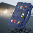 Children's case for Lenovo Tab TB311FU, Cute Patterns, with stand, dark blue