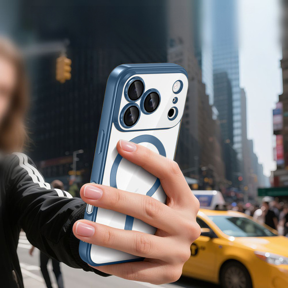 Magnetic case with lens protection for iPhone 17 Pro
