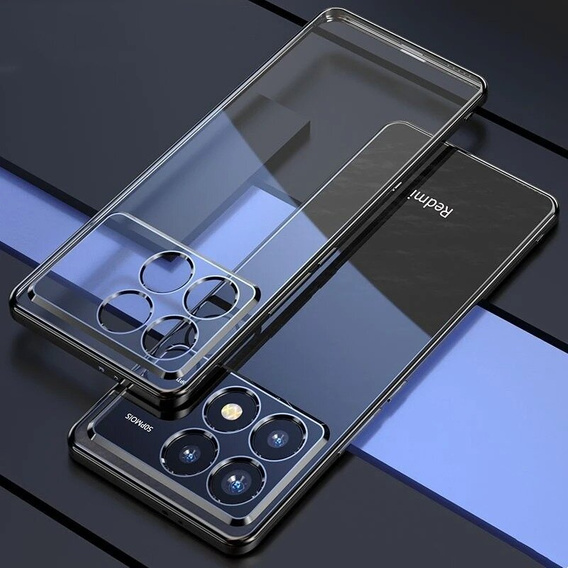 1 x Case for Xiaomi Poco F6 Pro, Frame Case, black