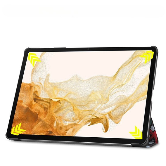 Case for Samsung Galaxy Tab S9 Plus, Smartcase, graffiti