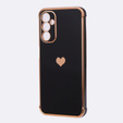 Case for Samsung Galaxy A14 4G/5G, Electro heart, black