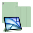 Case for Apple iPad Air 11" 6 gen. 2024 (A2902, Smartcase with stylus space, green