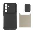 Case for Samsung Galaxy S24, ERBORD CamProtect Slide Camera, gold