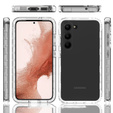 Case for Samsung Galaxy S23, Shockproof, with film, transparent