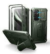 Armored case for Samsung Galaxy S25+ Plus, Dexnor Full Body (Two Frames), green