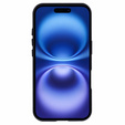 Case for iPhone 16, Magnetic Dual Glass, black