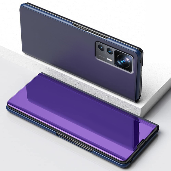 Case for Xiaomi 12T / 12T Pro, Clear View, purple