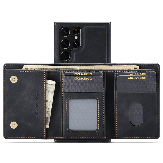 Case for Samsung Galaxy S22 Ultra 5G, DG.MING 2in1, black
