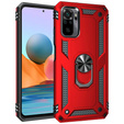 Armor Case for Xiaomi Redmi Note 10 / 10S, Nox Case Ring, red