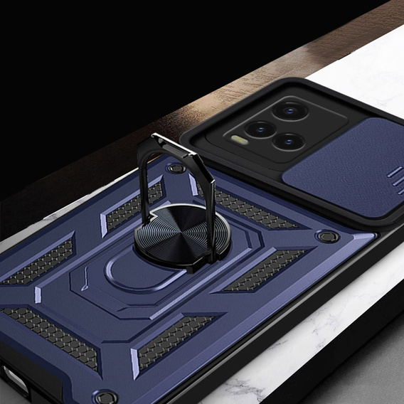 Case for Vivo Y21/Y21s/Y33s, CamShield Slide, dark blue
