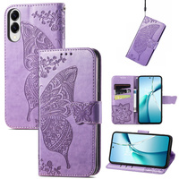 Flip case for Samsung Galaxy S25 Edge, Butterfly, purple