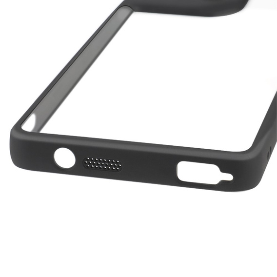 Case for ASUS ROG Phone 8 Pro, Fusion Hybrid, with camera protection, transparent / black