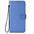 Flip case for Samsung Galaxy M55 5G, Wallet Smart Magnet, blue